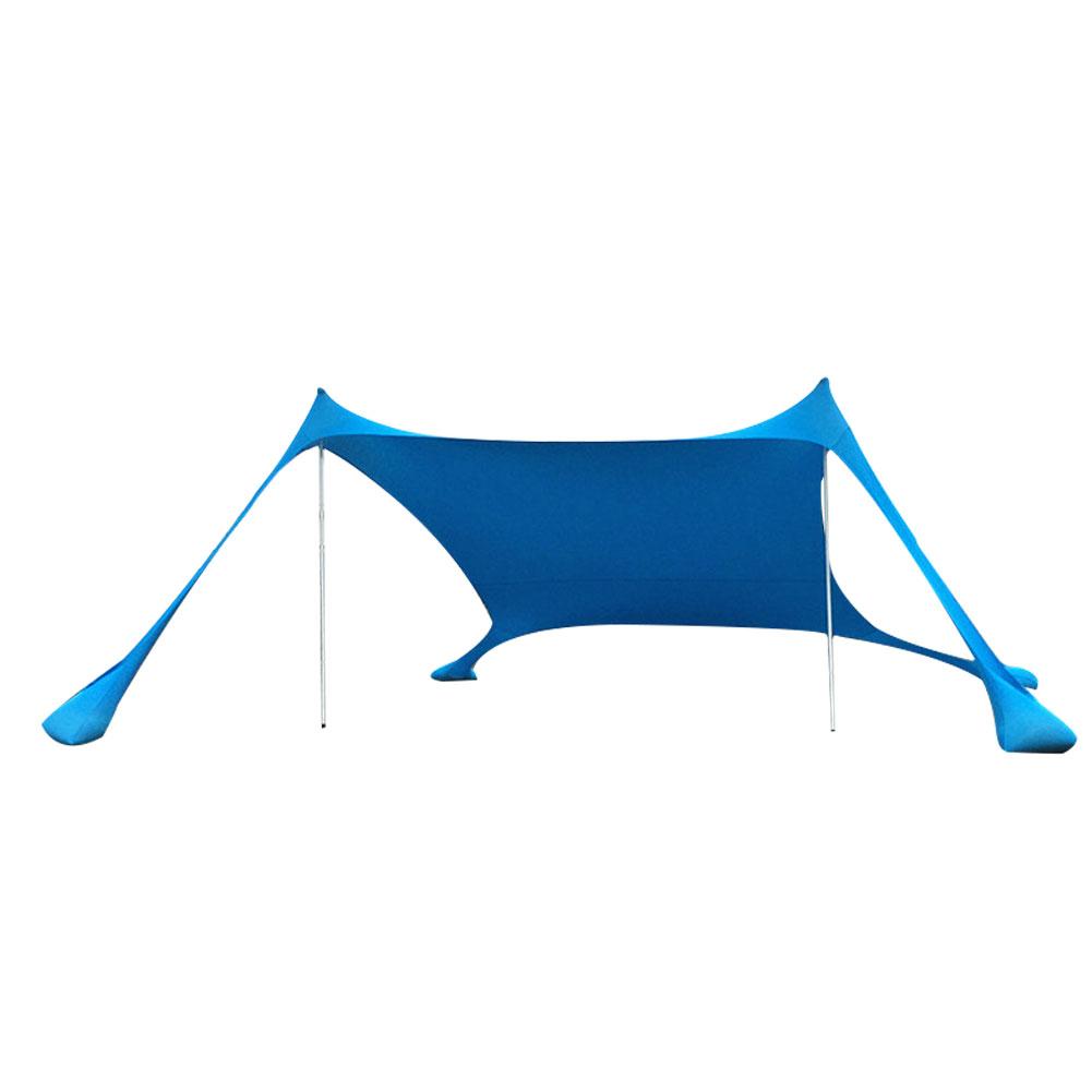 Cheap Goat Tents Family Beach Sunshade Lightweight Sun Shade Tent With Sandbag Anchors 4 Free Pegs UPF50+ UV Large Portable Canopy Drop shipping Tents 